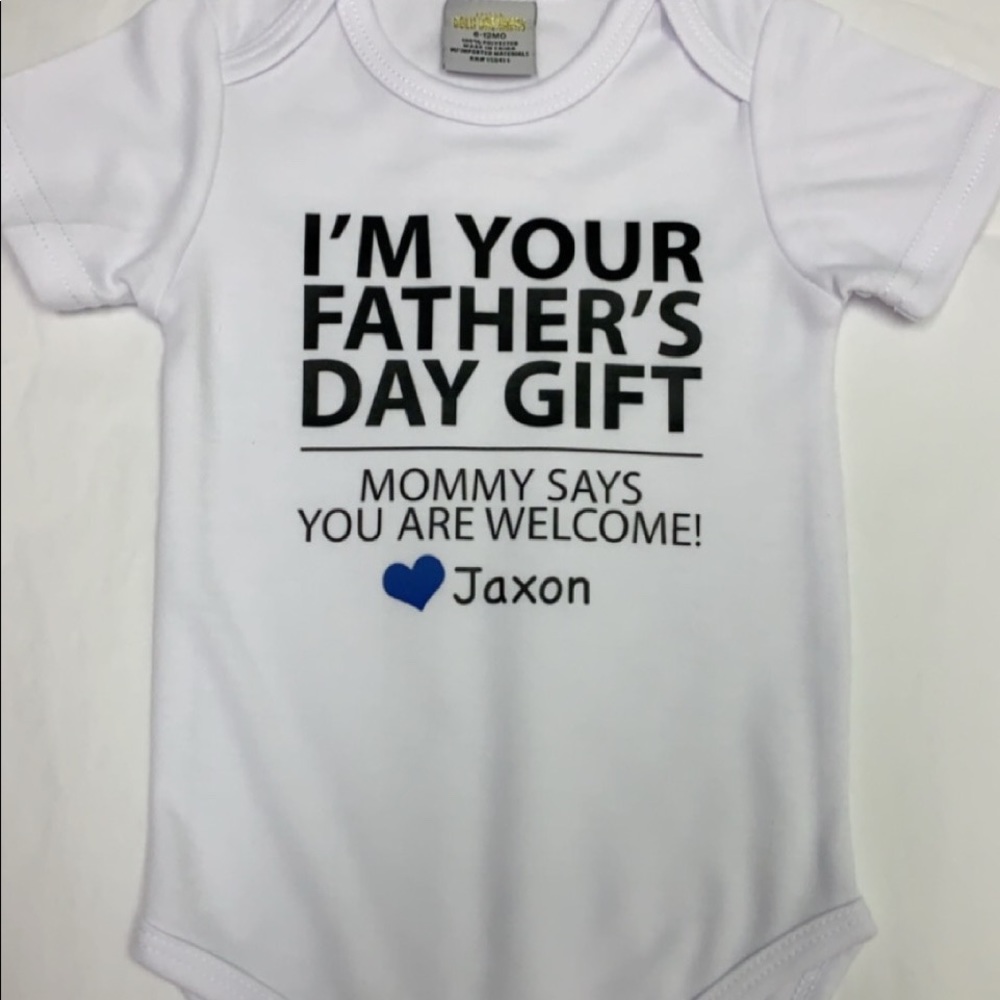 Personalized baby onesie